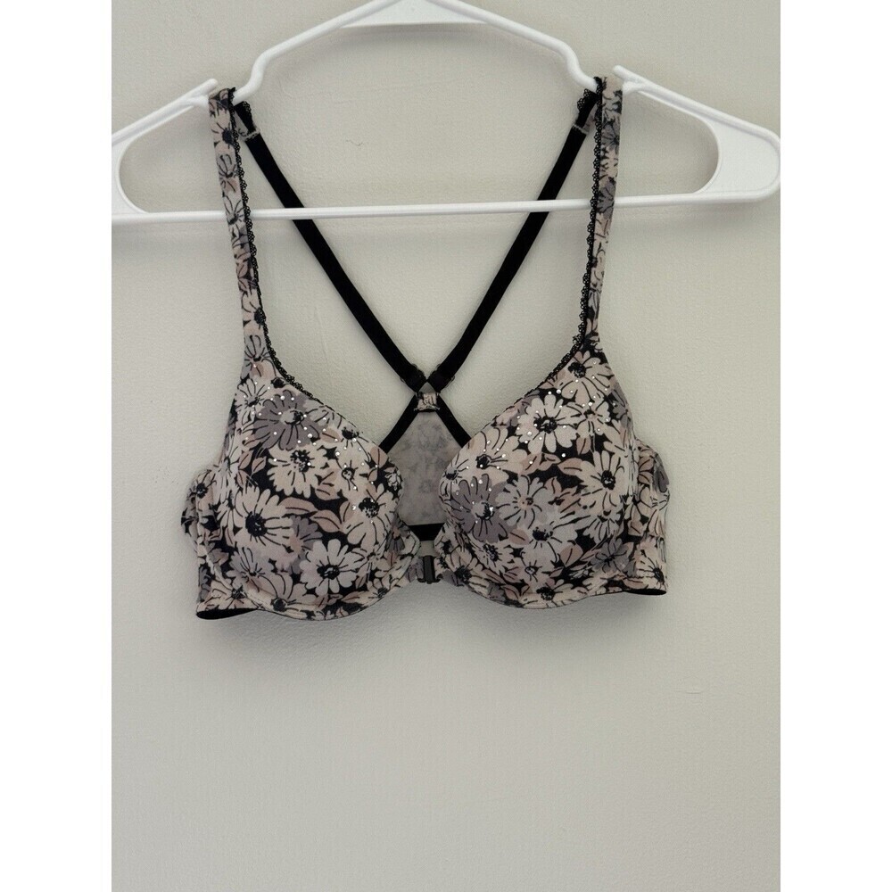 Victorias Secret Body By Victoria Floral Rhinestone 34B Bra